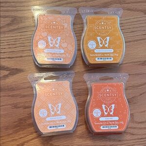 Scentsy Orange Wax Bar Set